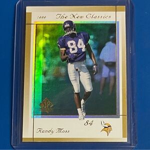Randy Moss #NC6 1999 SP Authentic [The New Classics] Football Trading Card